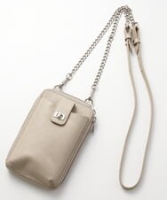 PG5GS08190 GEORGES RECH(ジョルジュ・レッシュ) 型押しスマフォポシェット オレンジ
