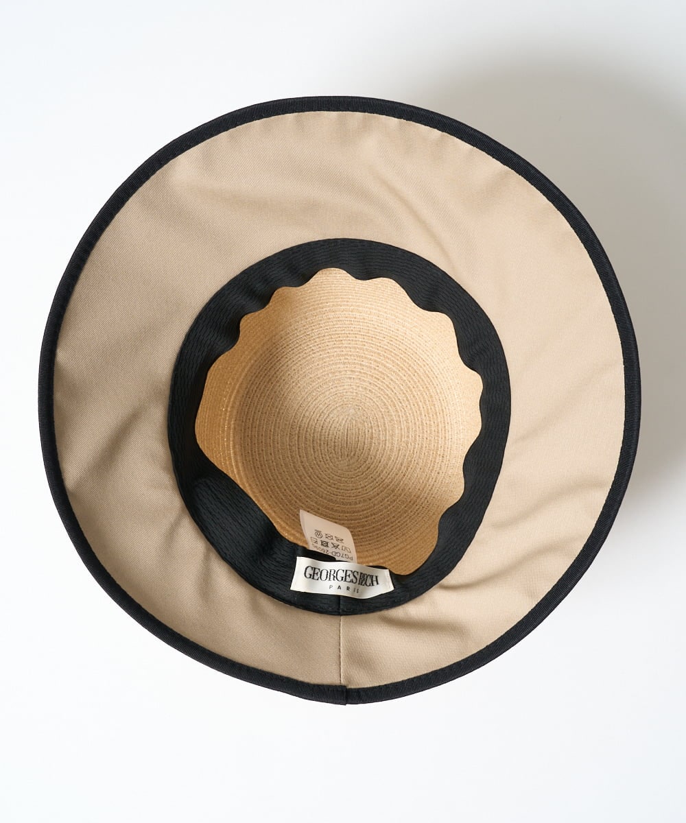 PG7GD26090 GEORGES RECH(ジョルジュ・レッシュ) ブレードハット アイボリー