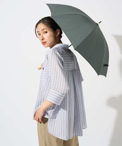 PGYGD30100 GEORGES RECH [防水/撥水/晴雨兼用]バンブーロゴ刺繍日傘