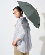 PGYGD30100 GEORGES RECH(ジョルジュ・レッシュ) [防水/撥水/晴雨兼用]バンブーロゴ刺繍日傘 カーキ