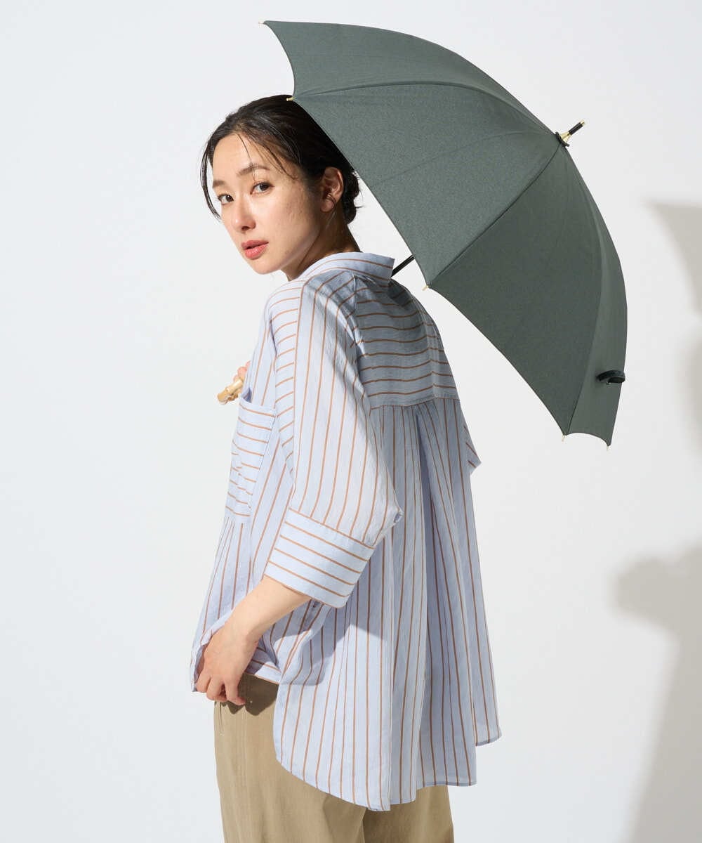 PGYGD30100 GEORGES RECH [防水/撥水/晴雨兼用]バンブーロゴ刺繍日傘