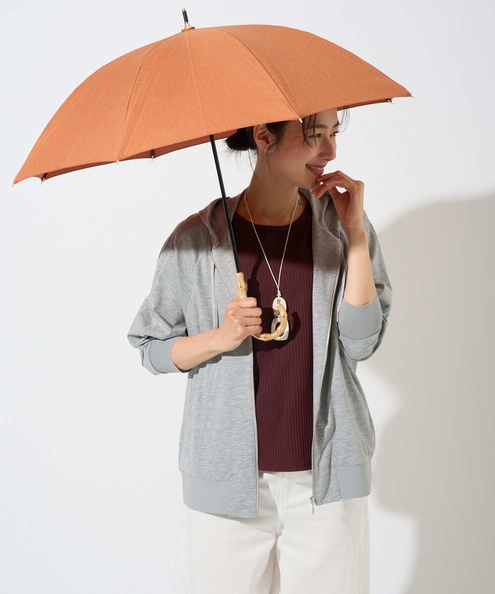 PGYGD30100 GEORGES RECH [防水/撥水/晴雨兼用]バンブーロゴ刺繍日傘