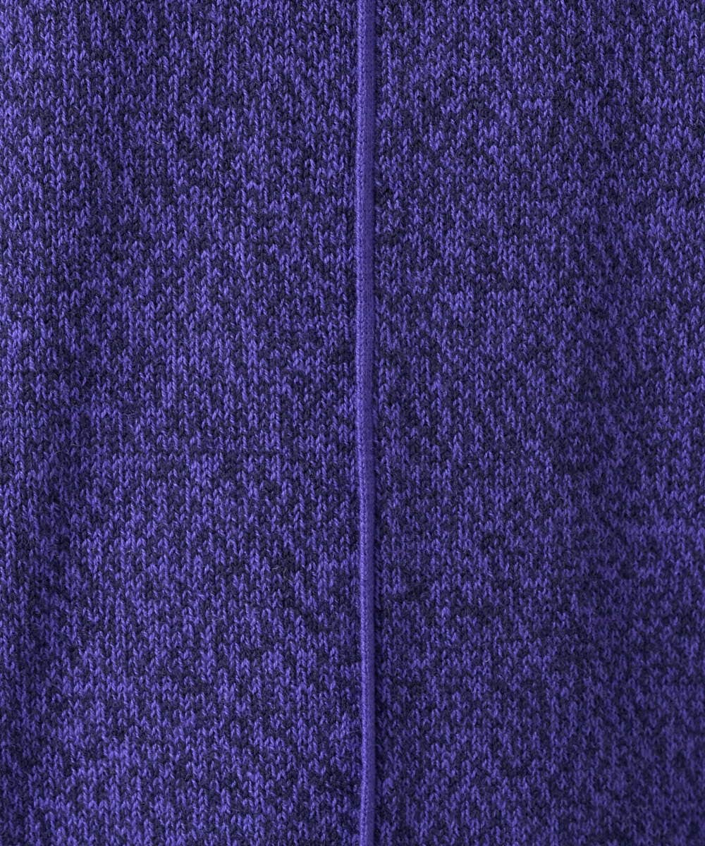 PHAAG16390 GEORGES RECH(小さいサイズ)(メゾン ドゥ サンク) ラグランスリーブセミハイネックニットワンピース ネイビー
