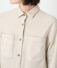 PHBAD62290 GEORGES RECH(小さいサイズ)(メゾン ドゥ サンク)  [日本製]コーデュロイシャツジャケット ダークグレー