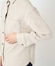 PHBAD62290 GEORGES RECH(小さいサイズ)(メゾン ドゥ サンク)  [日本製]コーデュロイシャツジャケット ダークグレー