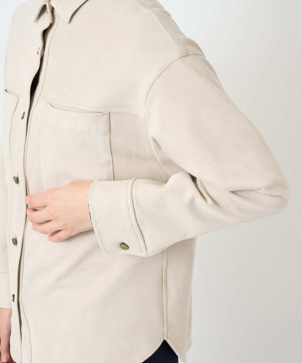 PHBAD62290 GEORGES RECH(小さいサイズ)(メゾン ドゥ サンク)  [日本製]コーデュロイシャツジャケット ダークグレー