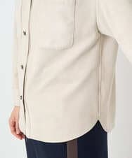 PHBAD62290 GEORGES RECH(小さいサイズ)(メゾン ドゥ サンク)  [日本製]コーデュロイシャツジャケット ダークグレー