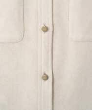 PHBAD62290 GEORGES RECH(小さいサイズ)(メゾン ドゥ サンク)  [日本製]コーデュロイシャツジャケット ダークグレー