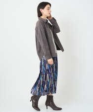 PHBAD62290 GEORGES RECH(小さいサイズ)(メゾン ドゥ サンク)  [日本製]コーデュロイシャツジャケット ダークグレー