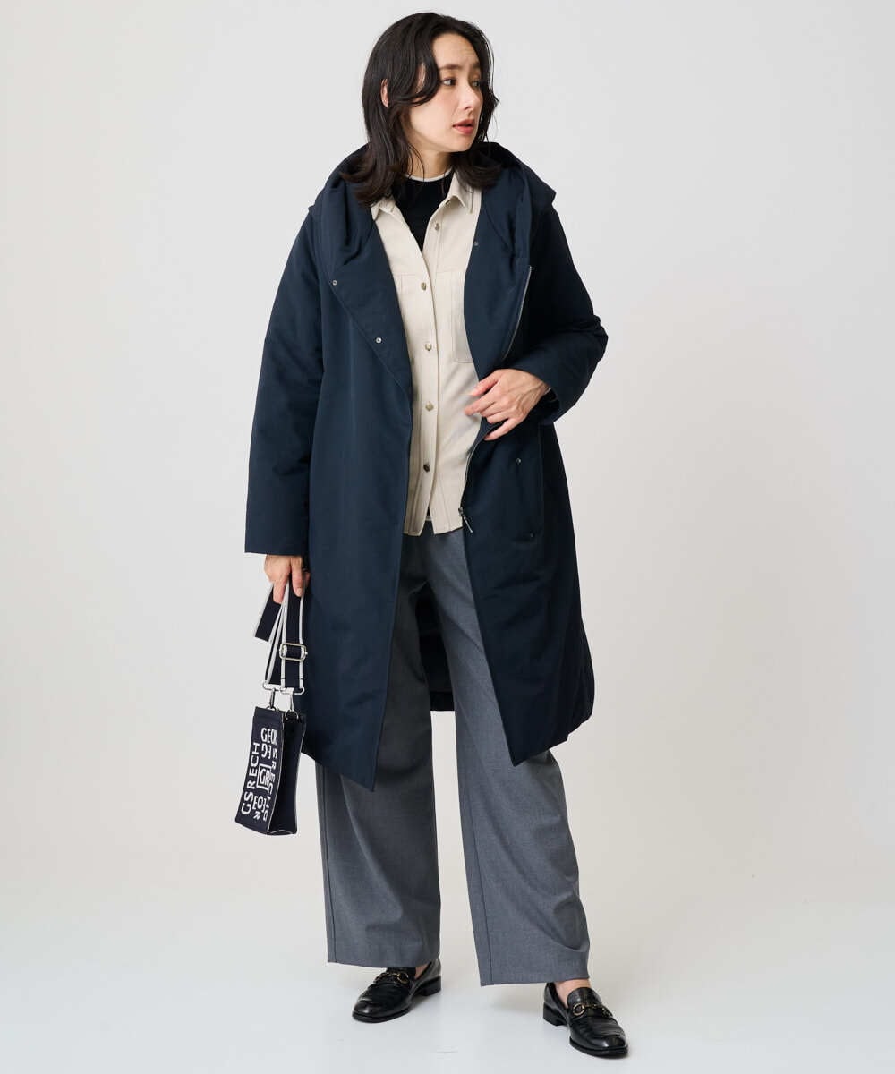 PHBAD62290 GEORGES RECH(小さいサイズ)(メゾン ドゥ サンク)  [日本製]コーデュロイシャツジャケット ダークグレー