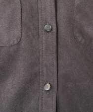 PHBAD62290 GEORGES RECH(小さいサイズ)(メゾン ドゥ サンク)  [日本製]コーデュロイシャツジャケット ダークグレー