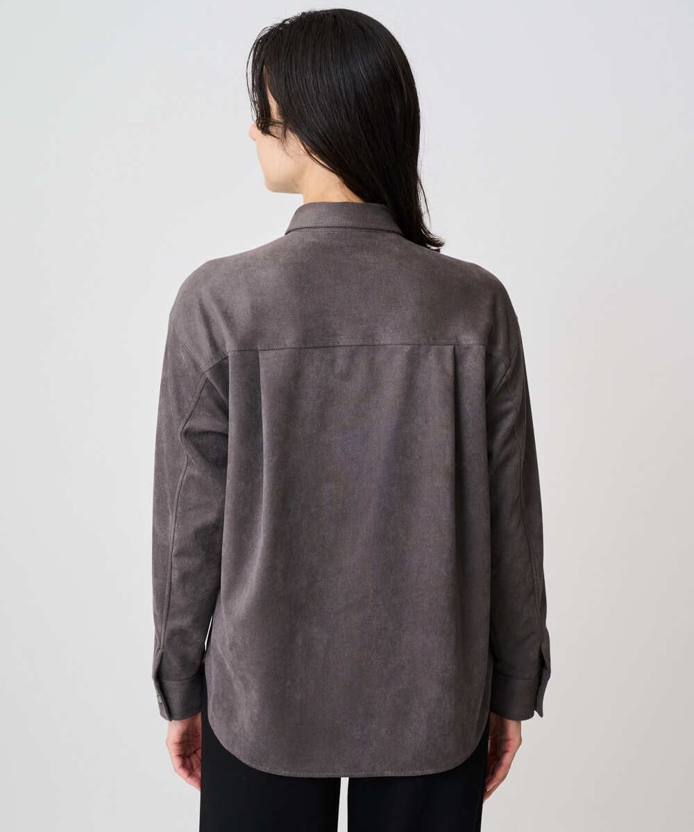 PHBAD62290 GEORGES RECH(小さいサイズ)(メゾン ドゥ サンク)  [日本製]コーデュロイシャツジャケット ダークグレー