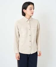 PHBAD62290 GEORGES RECH(小さいサイズ)(メゾン ドゥ サンク)  [日本製]コーデュロイシャツジャケット ダークグレー