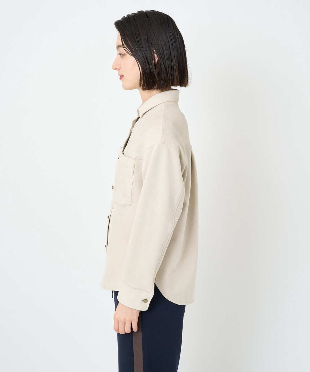 PHBAD62290 GEORGES RECH(小さいサイズ)(メゾン ドゥ サンク)  [日本製]コーデュロイシャツジャケット ダークグレー