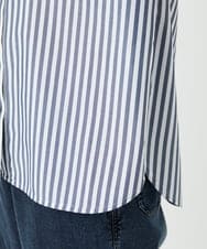 PHBEE05230 GEORGES RECH(小さいサイズ)(メゾン ドゥ サンク) バンドカラーシャツ ネイビー