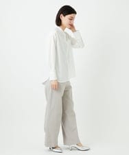 PHBEE05230 GEORGES RECH(小さいサイズ)(メゾン ドゥ サンク) バンドカラーシャツ ネイビー