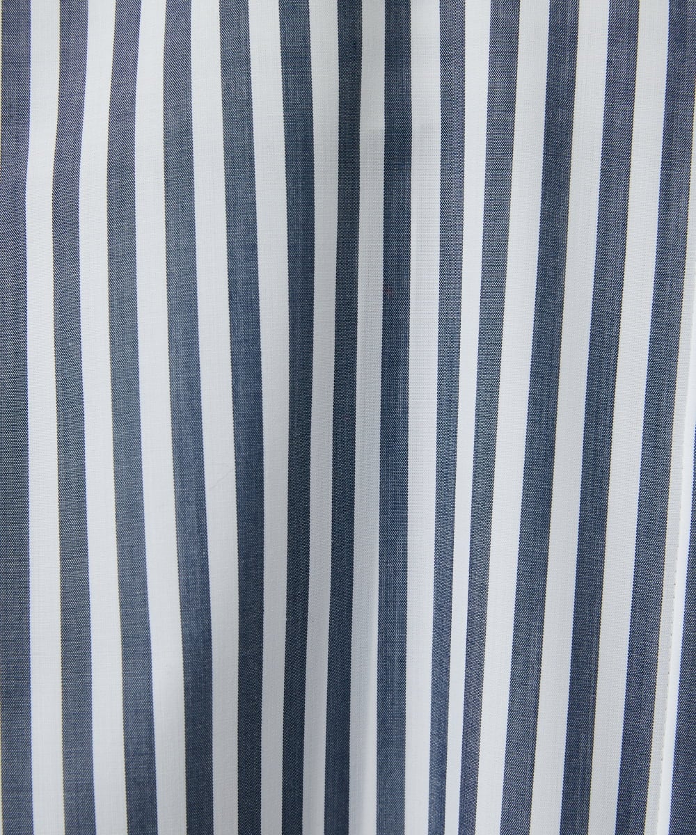 PHBEE05230 GEORGES RECH(小さいサイズ)(メゾン ドゥ サンク) [日本製]バンドカラーシャツ ネイビー