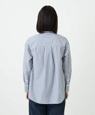 PHBEE05230 GEORGES RECH(小さいサイズ)(メゾン ドゥ サンク) バンドカラーシャツ ネイビー