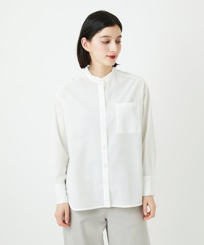 PHBEE05230 GEORGES RECH(小さいサイズ) [日本製]バンドカラーシャツ