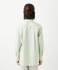 PHBEF31230 GEORGES RECH(小さいサイズ)(メゾン ドゥ サンク) ストライプレギュラーカラーシャツ グリーン