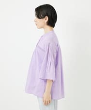 PHBGA31290 GEORGES RECH(小さいサイズ)(メゾン ドゥ サンク) 60ローンフレアスリーブレースブラウス ラベンダー