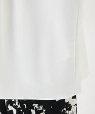 PHBGA51290 GEORGES RECH(小さいサイズ)(メゾン ドゥ サンク) タックフリル襟ブラウソー ホワイト