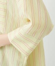 PHBGD04270 GEORGES RECH(小さいサイズ)(メゾン ドゥ サンク) バンドカラードルマンスリーブブラウス ライトイエロー