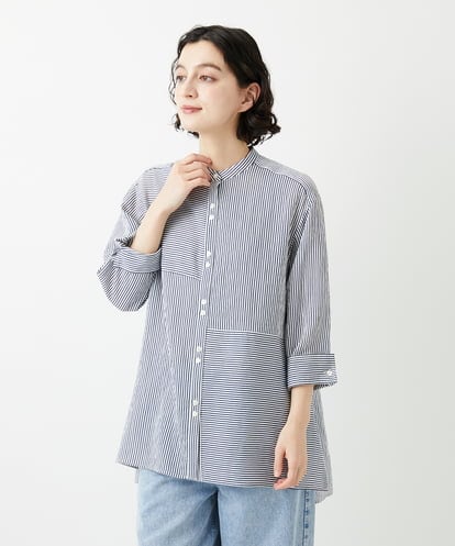 PHBGD05270 GEORGES RECH(小さいサイズ) バンドカラードルマンスリーブロングブラウス