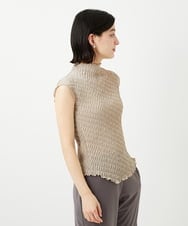 PHBGD20230 GEORGES RECH(小さいサイズ)(メゾン ドゥ サンク) プリーツフレンチスリーブプルオーバー ベージュ