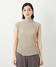 PHBGD20230 GEORGES RECH(小さいサイズ)(メゾン ドゥ サンク) プリーツフレンチスリーブプルオーバー ベージュ