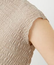 PHBGD20230 GEORGES RECH(小さいサイズ)(メゾン ドゥ サンク) プリーツフレンチスリーブプルオーバー ベージュ