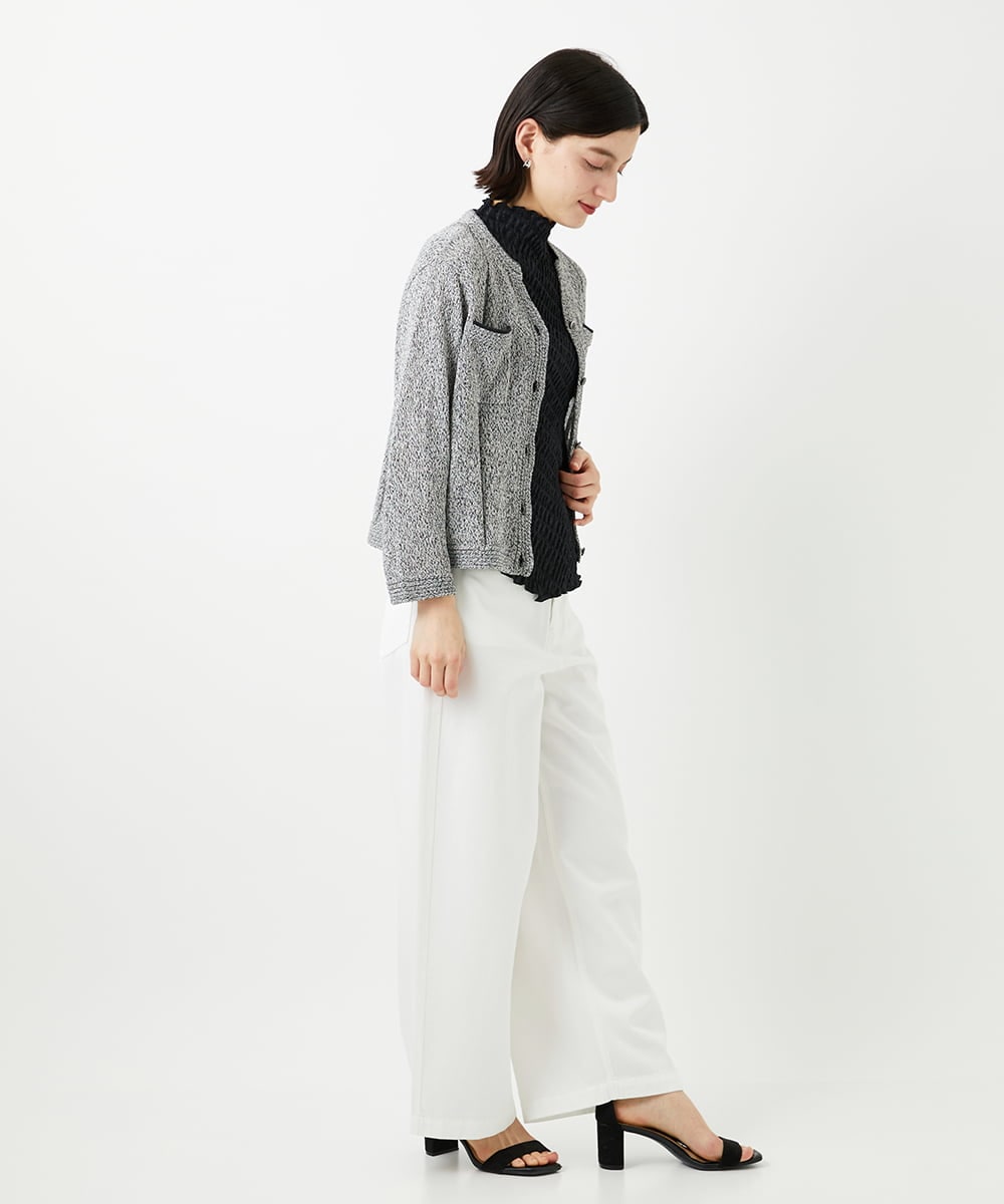 PHBGD20230 GEORGES RECH(小さいサイズ)(メゾン ドゥ サンク) プリーツフレンチスリーブプルオーバー ベージュ