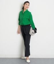 PHBGT48270 GEORGES RECH(小さいサイズ)(メゾン ドゥ サンク) ヘムラインカラーシャツ ネイビー