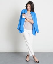 PHBGT48270 GEORGES RECH(小さいサイズ)(メゾン ドゥ サンク) ヘムラインカラーシャツ ネイビー