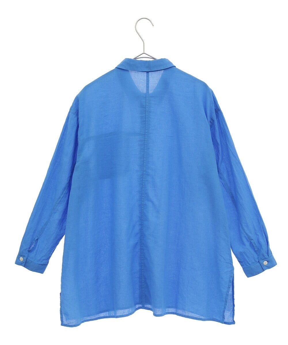 PHBGT48270 GEORGES RECH(小さいサイズ)(メゾン ドゥ サンク) ヘムラインカラーシャツ ネイビー