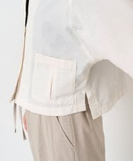 PHBGV50330 GEORGES RECH(小さいサイズ)(メゾン ドゥ サンク)  [セットアップ対応]サッカーショートシャツジャケット アイボリー