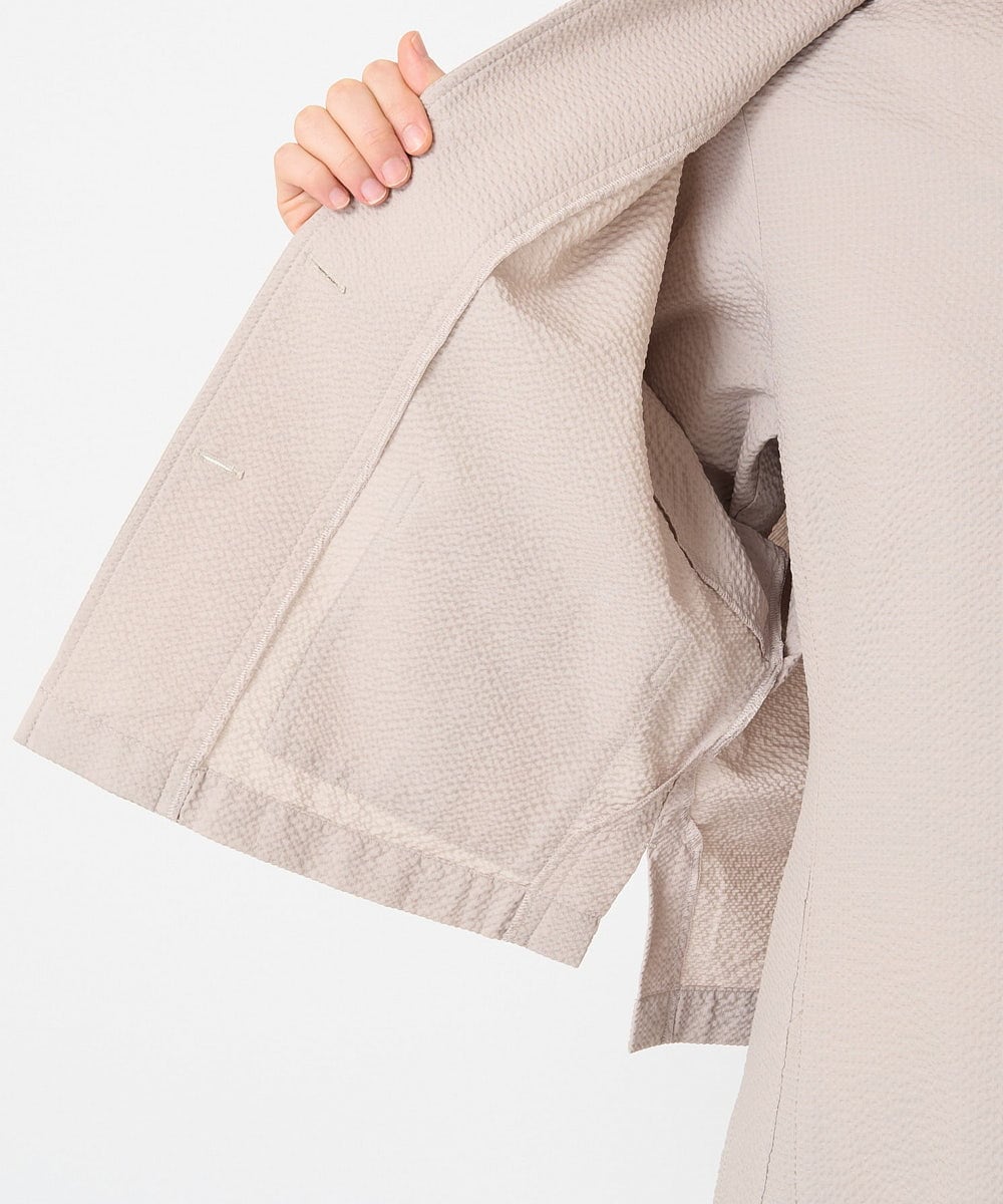PHBGV50330 GEORGES RECH(小さいサイズ)(メゾン ドゥ サンク)  [セットアップ対応]サッカーショートシャツジャケット アイボリー
