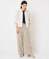 PHBGV50330 GEORGES RECH(小さいサイズ)(メゾン ドゥ サンク)  [セットアップ対応]サッカーショートシャツジャケット アイボリー