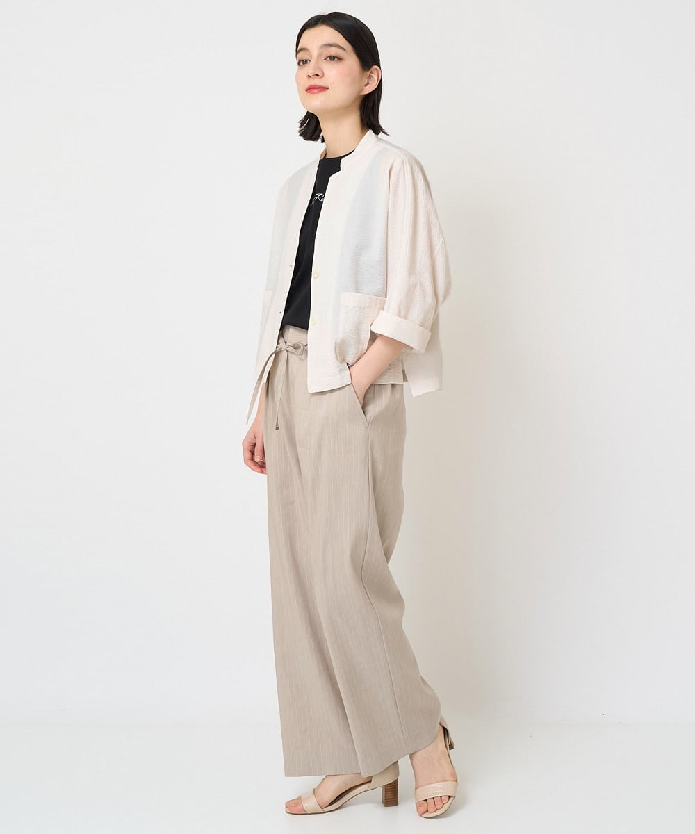 PHBGV50330 GEORGES RECH(小さいサイズ)(メゾン ドゥ サンク)  [セットアップ対応]サッカーショートシャツジャケット アイボリー
