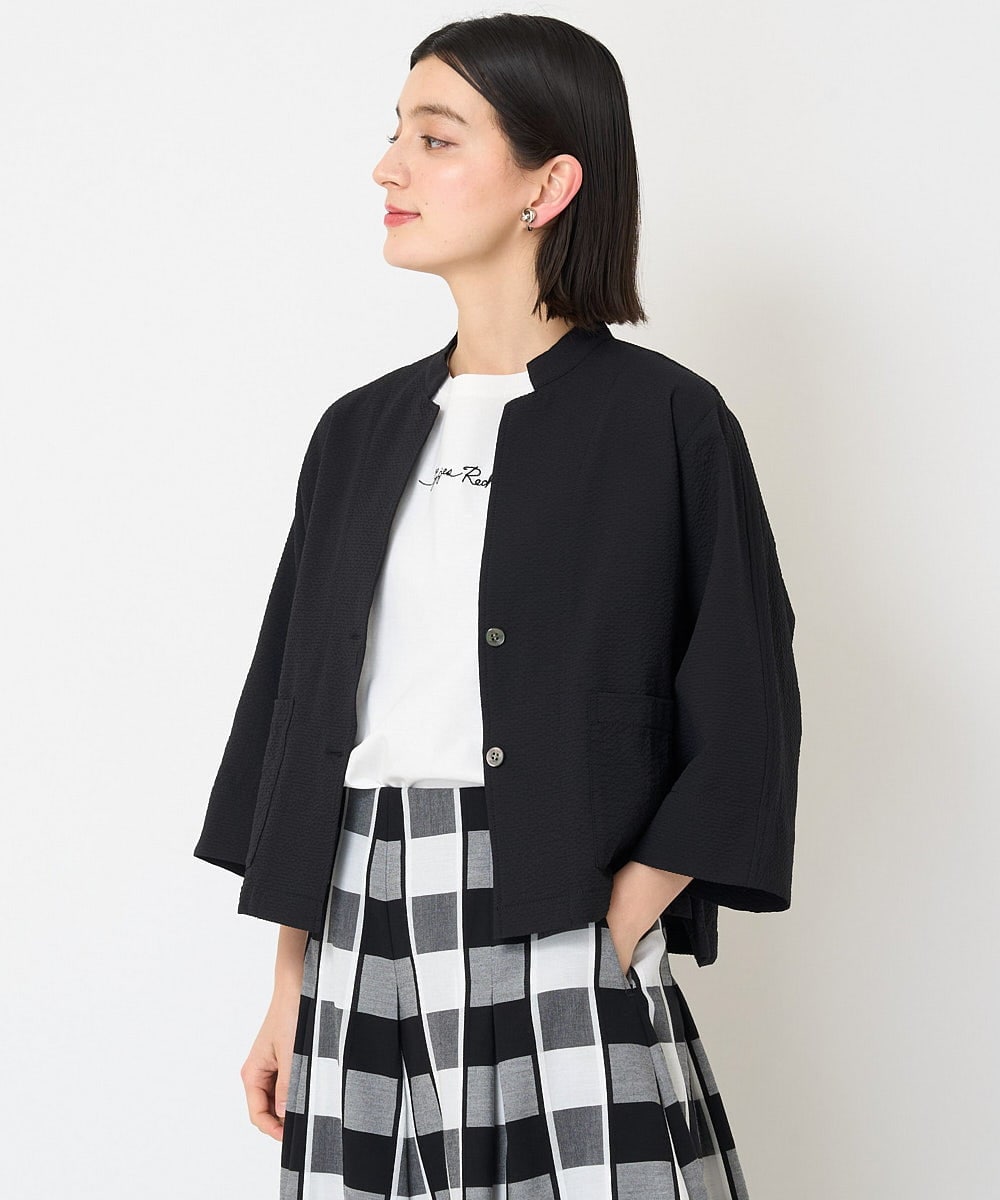 PHBGV50330 GEORGES RECH(小さいサイズ)(メゾン ドゥ サンク)  [セットアップ対応]サッカーショートシャツジャケット アイボリー