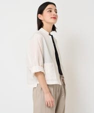 PHBGV50330 GEORGES RECH(小さいサイズ)(メゾン ドゥ サンク)  [セットアップ対応]サッカーショートシャツジャケット アイボリー