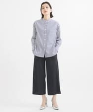 PHBGW30250 GEORGES RECH(小さいサイズ)(メゾン ドゥ サンク) オーセンティックストライプシャツ ネイビー