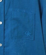 PHBGW48290 GEORGES RECH(小さいサイズ)(メゾン ドゥ サンク) ロゴ入りベーシックリネンシャツ ピンク