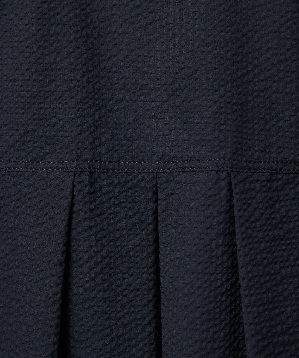 PHBHA55360 GEORGES RECH(小さいサイズ)(メゾン ドゥ サンク) [接触冷感/吸汗速乾]サッカーシャツブラウス ライトグレー