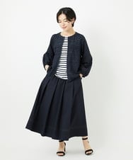 PHBHA56270 GEORGES RECH(小さいサイズ)(メゾン ドゥ サンク) コットンエンブロイダリー羽織ブラウス ホワイト