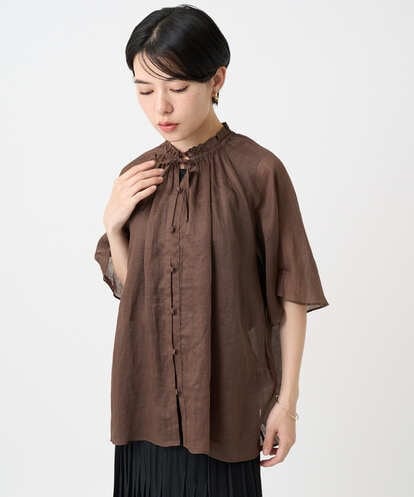 PHBHB01240 GEORGES RECH(小さいサイズ) ラミーローンラグランスリーブブラウス