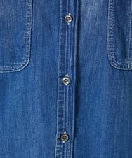 PHBHD41230 GEORGES RECH(小さいサイズ)(メゾン ドゥ サンク)  [セットアップ対応]ライトデニムドルマンスリーブブラウス ブルー