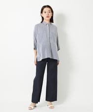PHBHF04270 GEORGES RECH(小さいサイズ)(メゾン ドゥ サンク) [追加]ドルマンスリーブブラウス ネイビー
