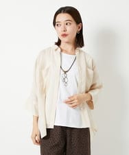 PHBHF04270 GEORGES RECH(小さいサイズ)(メゾン ドゥ サンク) [追加]ドルマンスリーブブラウス ベージュ