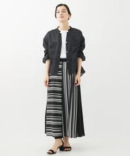 PHBHW15250 GEORGES RECH(小さいサイズ)(メゾン ドゥ サンク) ラミーカルゼスキッパーシャツブラウス ラベンダー